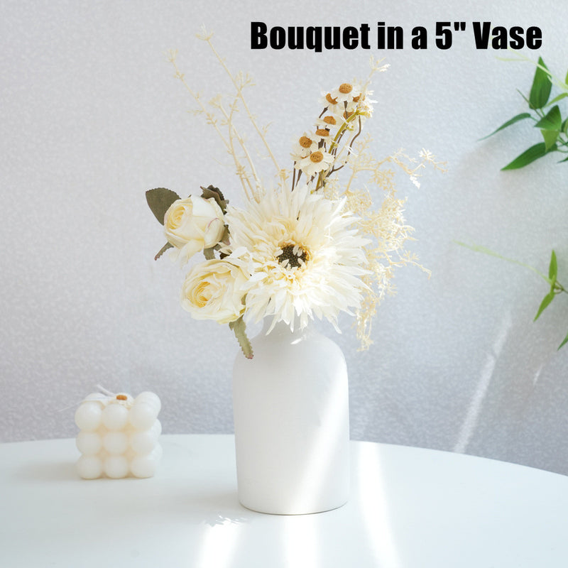 Bulk 12.5" Small Artificial Flower Bouquets for Fall Decor Wholesale