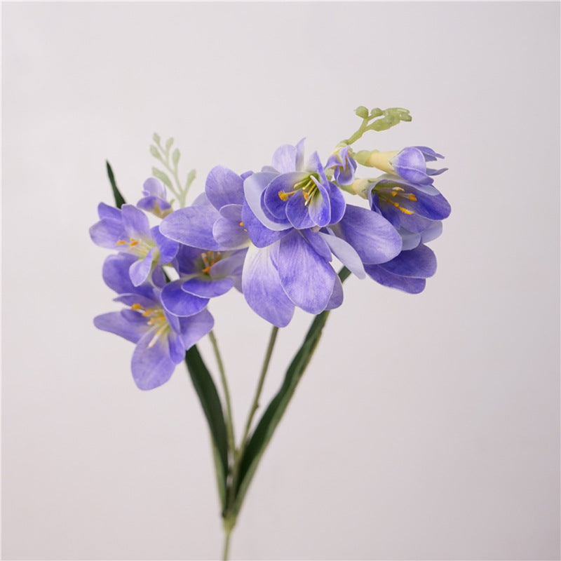 Bulk Lifelike 24" Freesia Spray Stems Real Touch Floral Artificial Wholesale