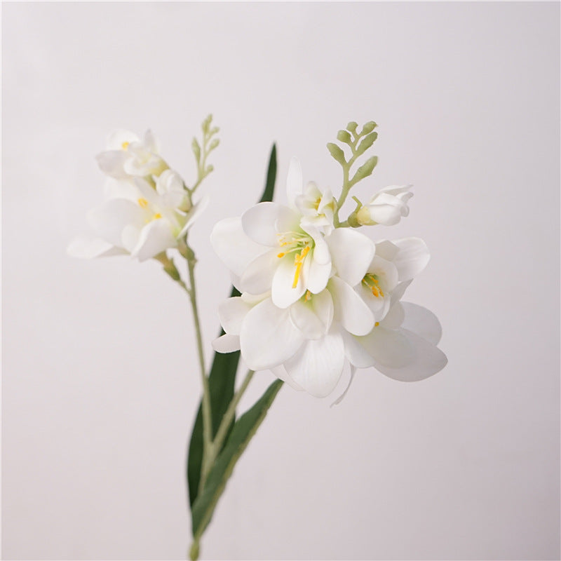 Bulk Lifelike 24" Freesia Spray Stems Real Touch Floral Artificial Wholesale