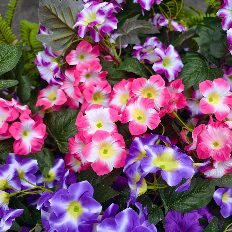 Bulk Exclusive Upgraded Faux Petunia Flowers UV Resistant Artificial Flowers for Outdoor Garden & Porch Decor Wholesale