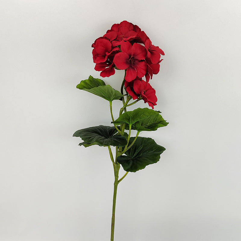 Bulk Long Geraniums Branches Stems Spray Silk Spring Flowers Wholesale