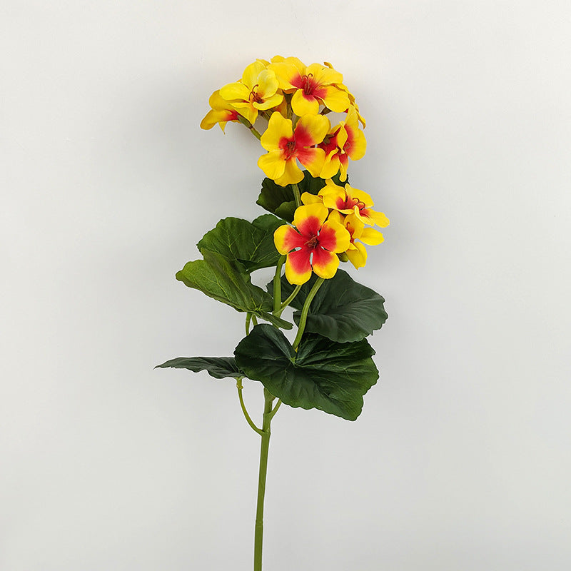 Bulk Long Geraniums Branches Stems Spray Silk Spring Flowers Wholesale