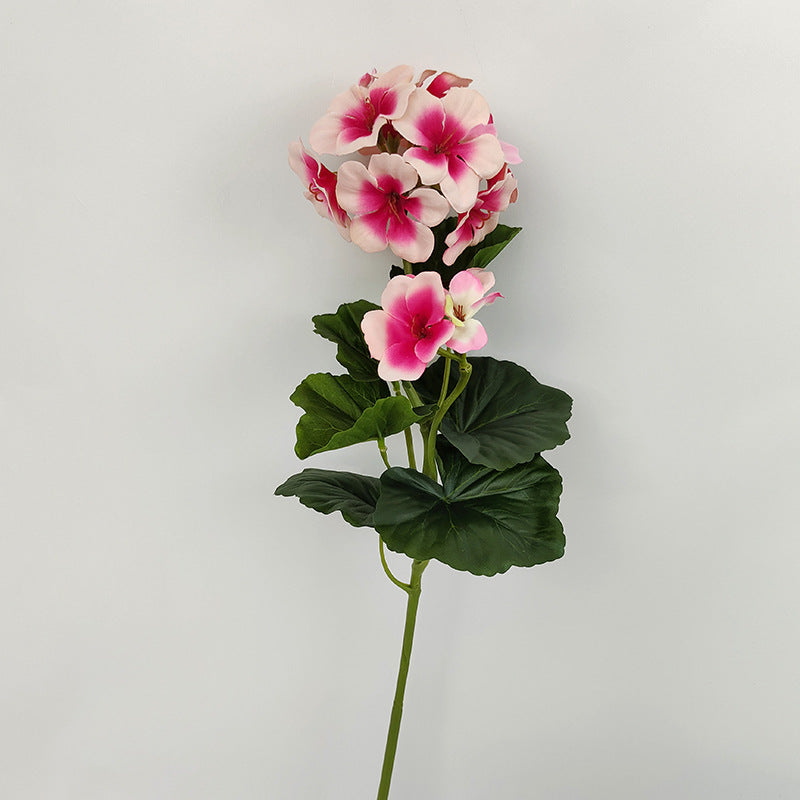 Bulk Long Geraniums Branches Stems Spray Silk Spring Flowers Wholesale