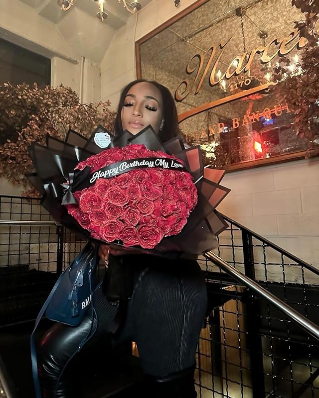 Bulk 30pcs DIY Glitter Roses Bouquet Perfect For Anniversary Weddings Wholesale