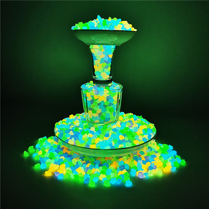 Bulk 290Pcs Glowing in Dark Vase Filler Artificial Crystal Christmas Arrangements Wholesale