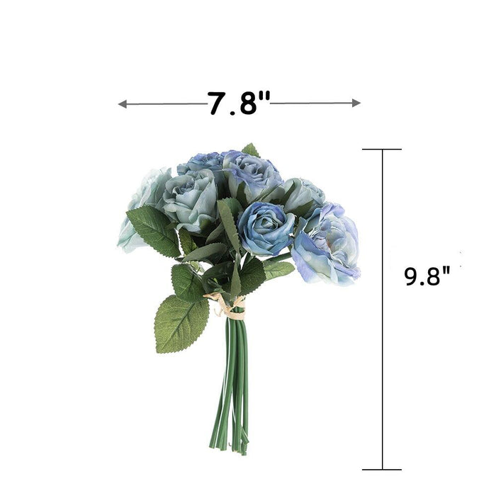 Bulk Gradient Royal Blue Peony Bouquet Floral Arrangement Wholesale