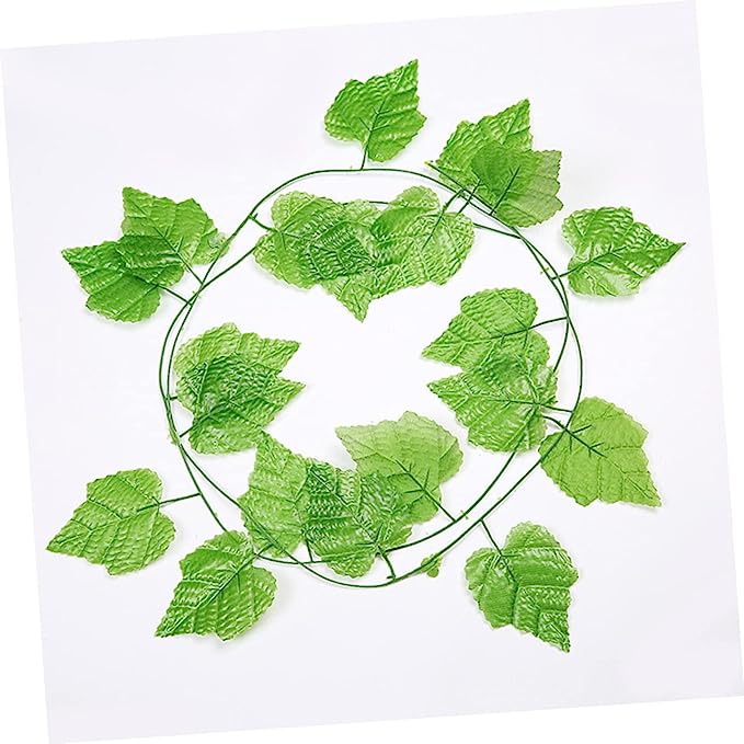 Bulk 7.5 ft Grape Leaves Vine Fake Hanging Garland Plants Greenery Ivy Wholesale