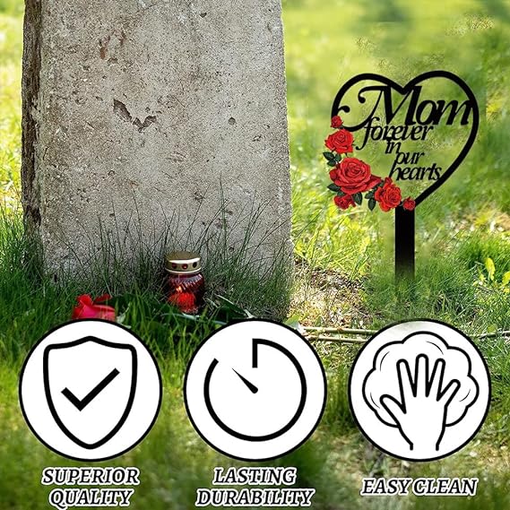 Bulk Grave Decorations for Memorial Cemetery Flower Grave Stake for Loss Wholesale