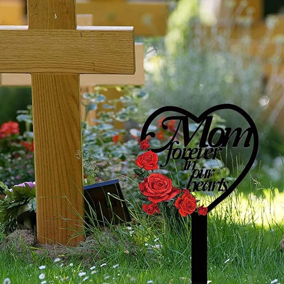 Bulk Grave Decorations for Memorial Cemetery Flower Grave Stake for Loss Wholesale