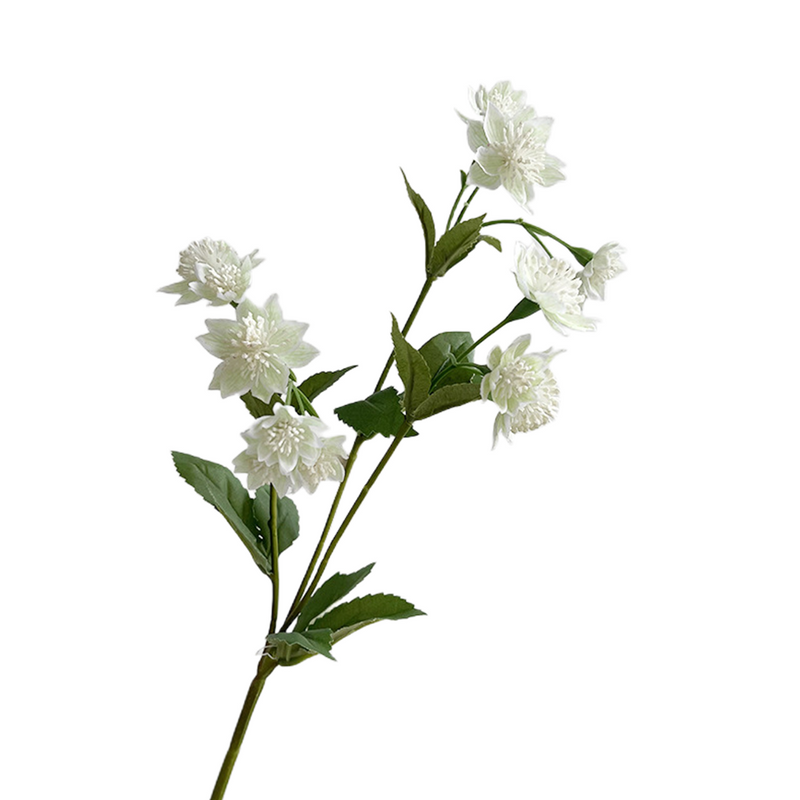 Grandes flores de Masterwort a granel, flores de cardo artificiales de seda, venta al por mayor