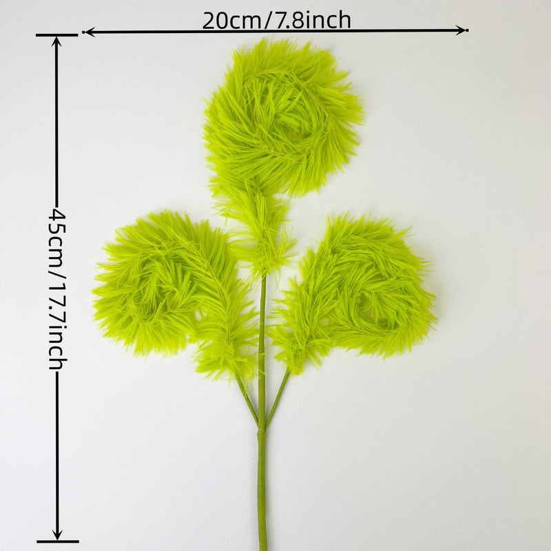 Tiges de pulvérisation de Noël en fourrure verte en vrac pour couronne d'arbre, artisanat, remplissage de vase, vente en gros