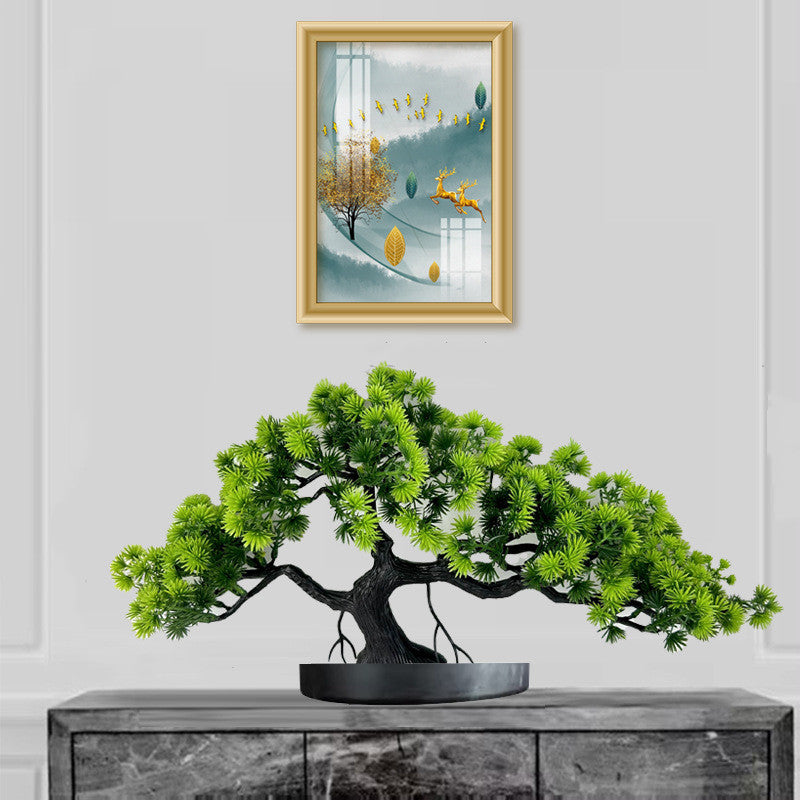 Tiges de pin artificielles de grande taille en vrac pour salutations, plantes en gros 