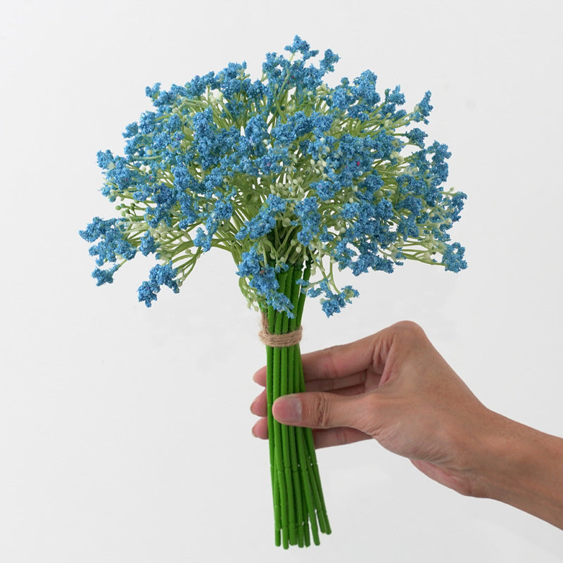 Lot de 16 gypsophiles artificielles en vrac de 12 pouces, fleurs blanches en spray pour mariage, vente en gros 