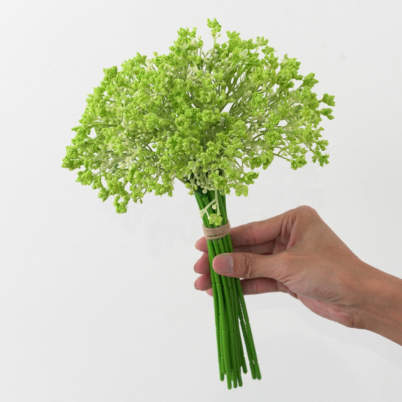 Lot de 16 gypsophiles artificielles en vrac de 12 pouces, fleurs blanches en spray pour mariage, vente en gros 