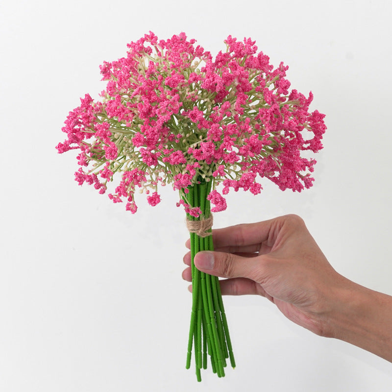 Lot de 16 gypsophiles artificielles en vrac de 12 pouces, fleurs blanches en spray pour mariage, vente en gros 