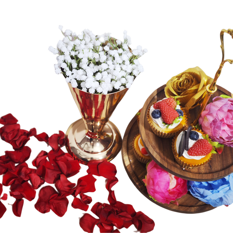 Bulk 7.8 "Gypsophila Artificial Baby's Breath White Spray Stems Bundle para DIY Boutonnieres al por mayor 