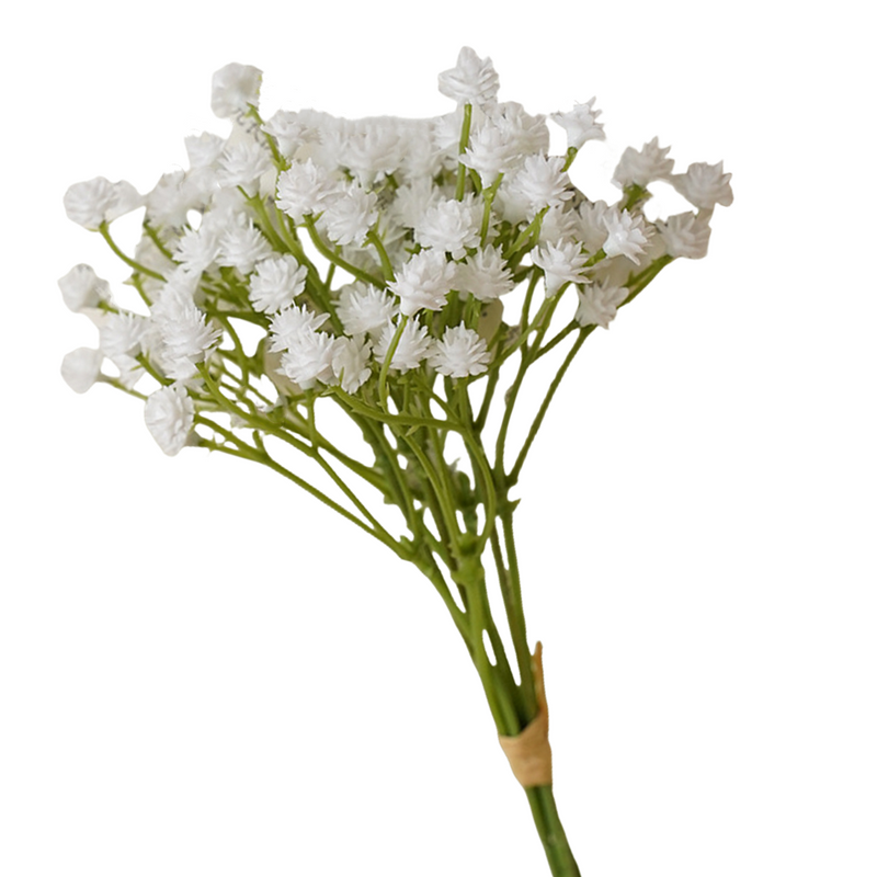 Bulk 7.8 "Gypsophila Artificial Baby's Breath White Spray Stems Bundle para DIY Boutonnieres al por mayor 