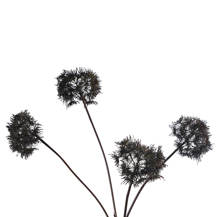 Bulk 31" Halloween Black Dandelion Stem Halloween Flowers Arrangement Wholesale