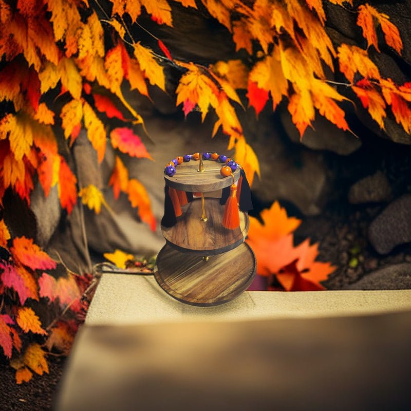 Halloween Wooden Tiered Tray Spook up Your Décor