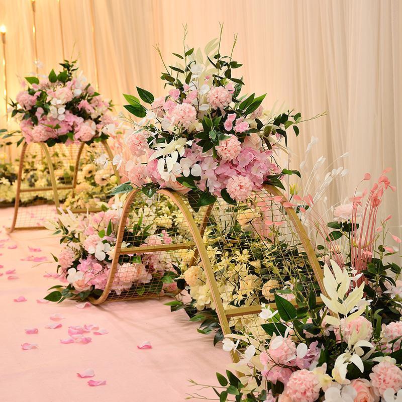 Centres de table de roses en vrac Arrangements floraux pour table de mariage Vente en gros 