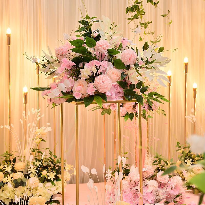 Centres de table de roses en vrac Arrangements floraux pour table de mariage Vente en gros 