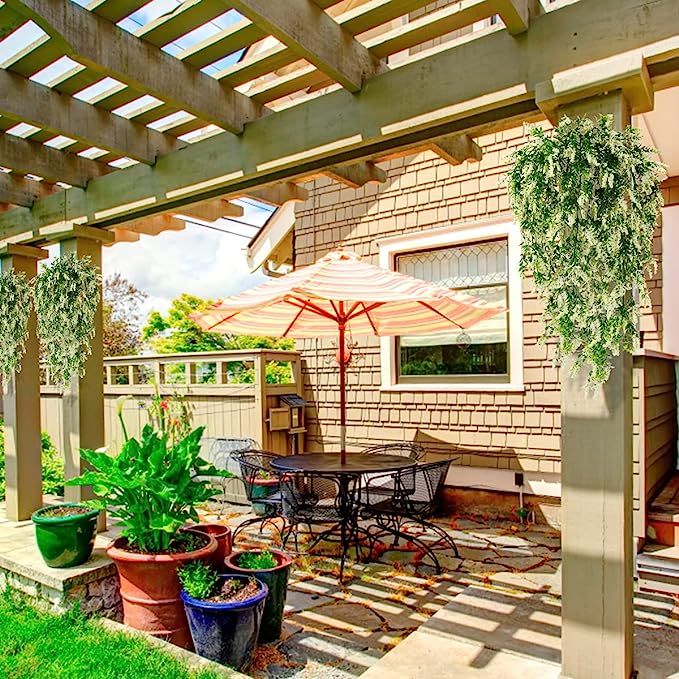 Bulk Artificial Hanging Lavender Plants Outdoors UV Resistant for Patio Home Bedroom Wedding Indoor Outdoor Wall Decor Wholesale
