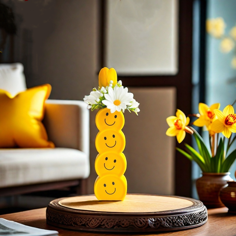 Be Happy Spring Bouquet with Tulip And Daisy Happy Floral Arrangement