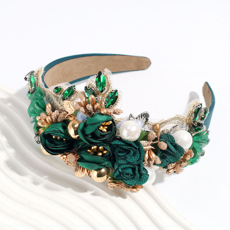 Bulk Artificial Floral Headband DIY Gifts Holiday Costume Accessories Wholesale