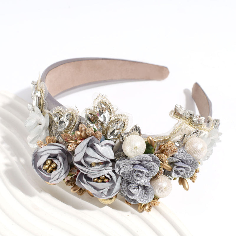 Bulk Artificial Floral Headband DIY Gifts Holiday Costume Accessories Wholesale