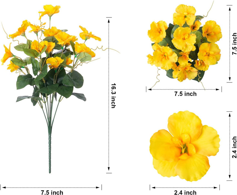 Bulk Hibiscus Bush Artificial Flowers for Outdoors UV Resistant Look Real Faux Plants Wholesale