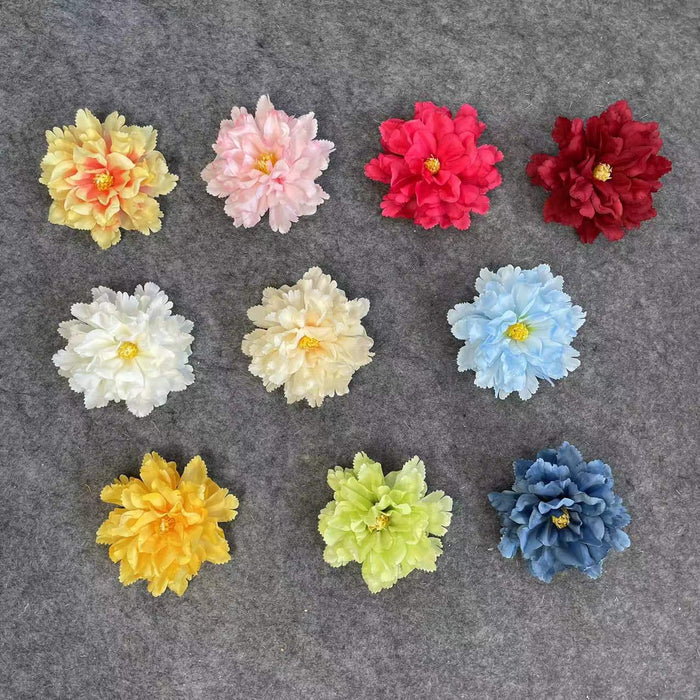 Bulk 50pcs Faux Hibiscus Flowers Heads for Crafts Wholesale