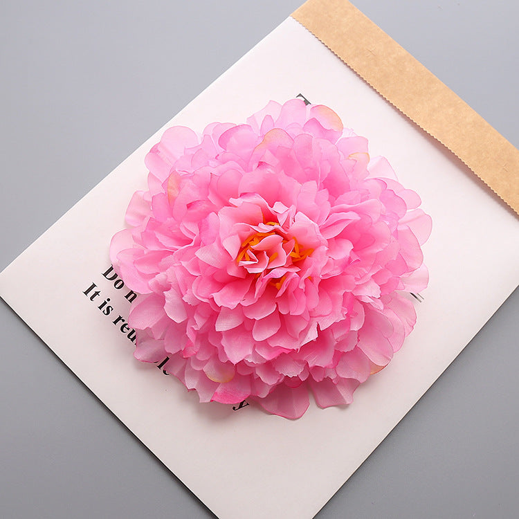 Bulk 7" Homecoming Silk Peony Flower Heads Crafts for Back to School Homecoming Week Party Decorations Wholesale