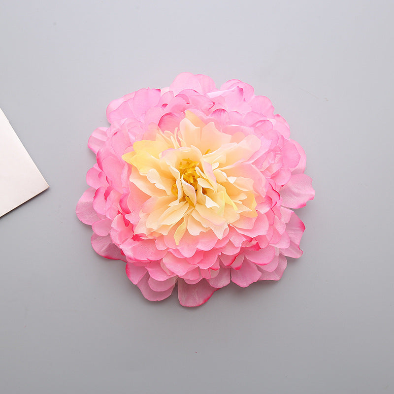 Bulk 7" Homecoming Silk Peony Flower Heads Crafts for Back to School Homecoming Week Party Decorations Wholesale