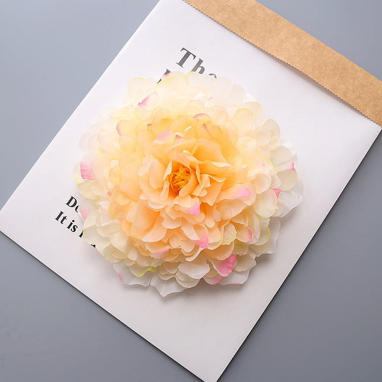 Bulk 7" Homecoming Silk Peony Flower Heads Crafts for Back to School Homecoming Week Party Decorations Wholesale