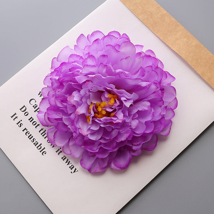 Bulk 7" Homecoming Silk Peony Flower Heads Crafts for Back to School Homecoming Week Party Decorations Wholesale