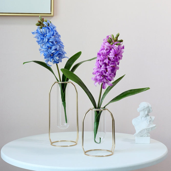 AM Basics Hyacinth Stems Real Touch Flowers Faux Antirrhinum