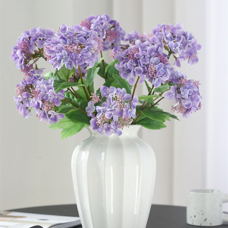 Lot de 2 tiges d'hortensia de 18,8 pouces avec branches en spray de fruits en gros 