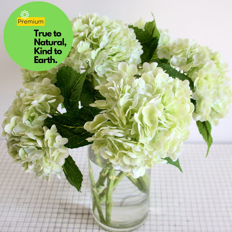 Premium Real Touch Hydrangea Stem - 20"