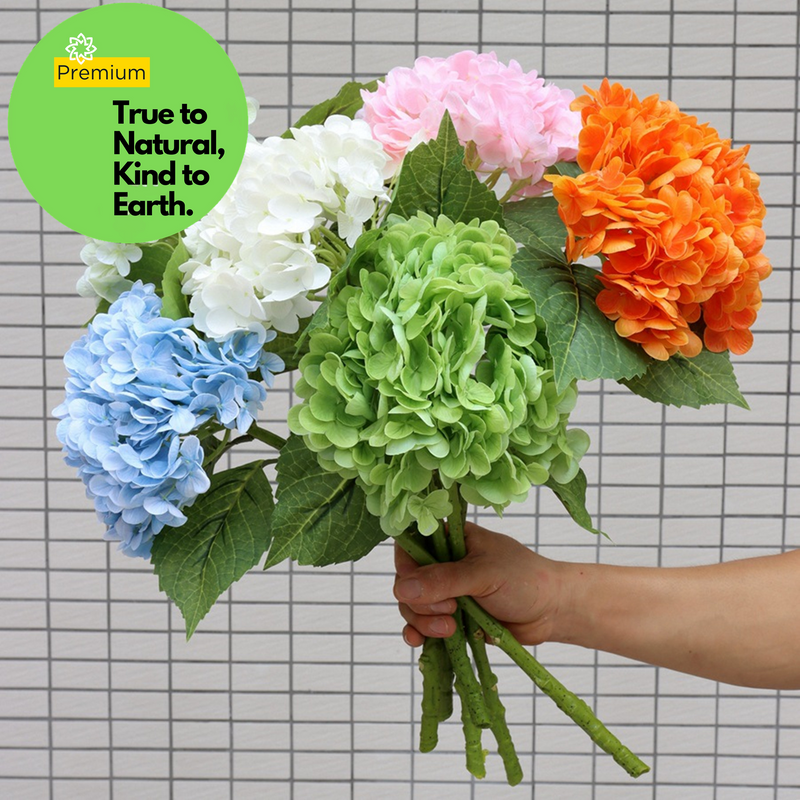 Premium Real Touch Hydrangea Stem - 20"
