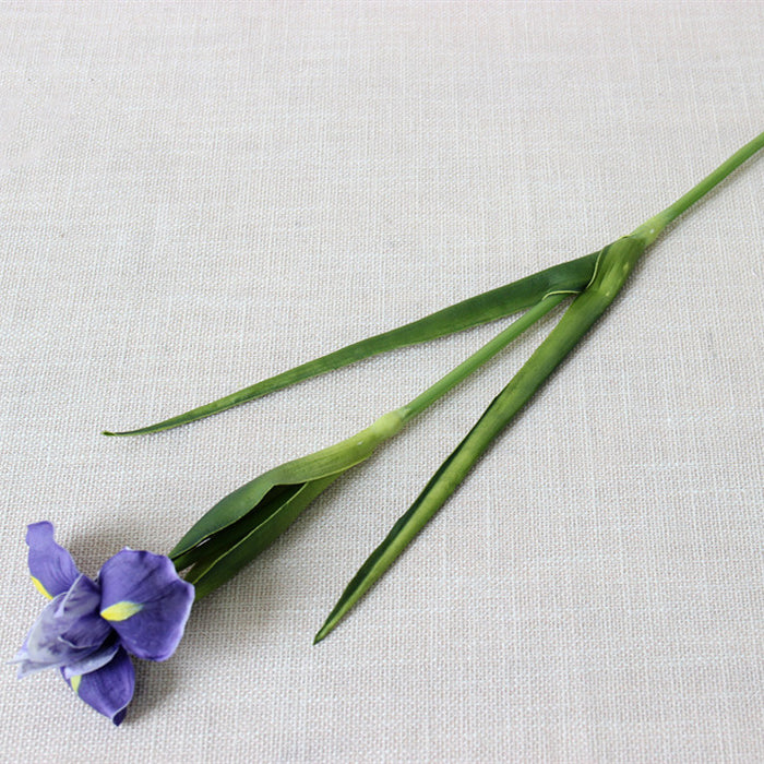 Granel 8 Uds 23 "flor de iris Artificial Real Touch tallos largos al por mayor 