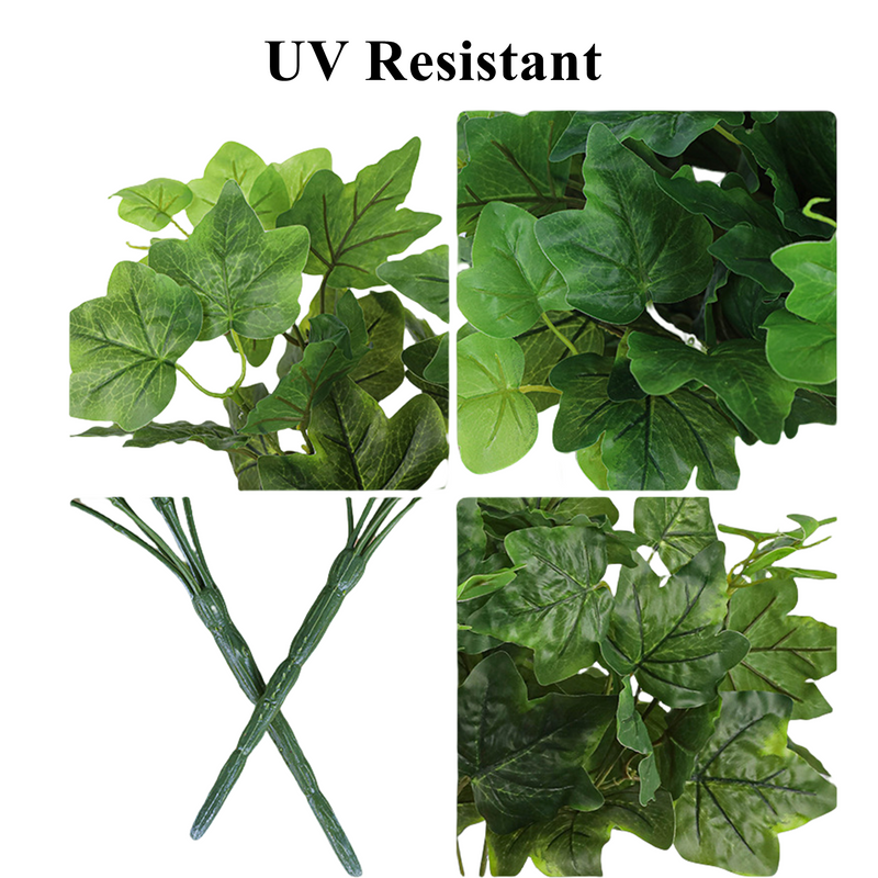 Bulk 17" Large Ivy Greenery Bush Plants UV Resistant for Outdoors Wholesale