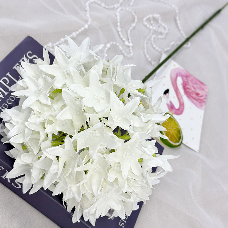 Tiges d'Ixora en vrac de 28,3 pouces Fleur artificielle en soie Ixora Floral en gros