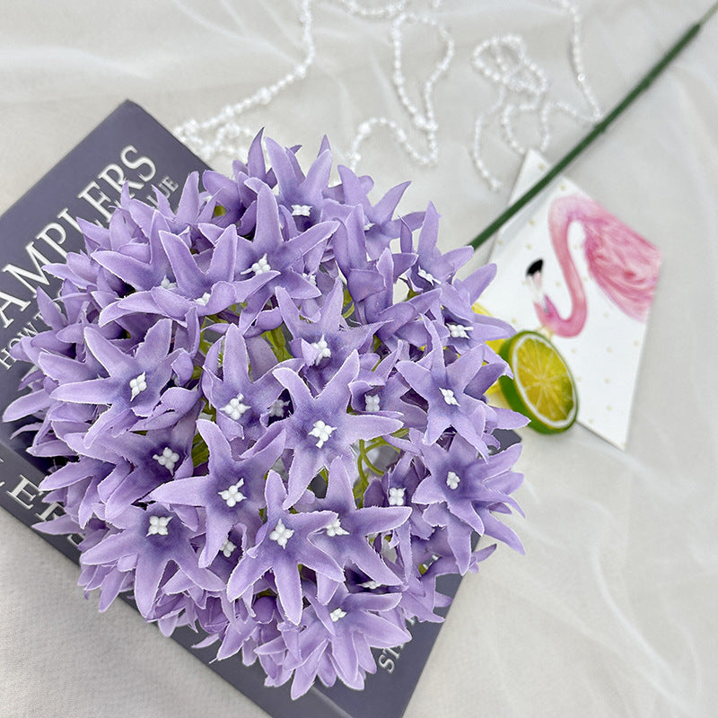 Tiges d'Ixora en vrac de 28,3 pouces Fleur artificielle en soie Ixora Floral en gros