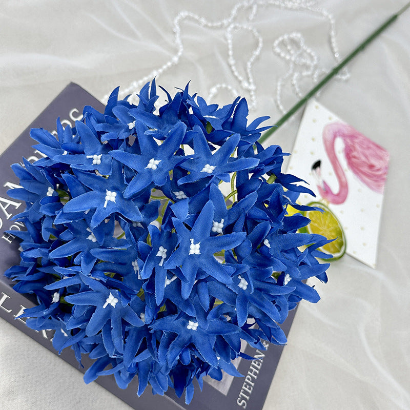 Tiges d'Ixora en vrac de 28,3 pouces Fleur artificielle en soie Ixora Floral en gros