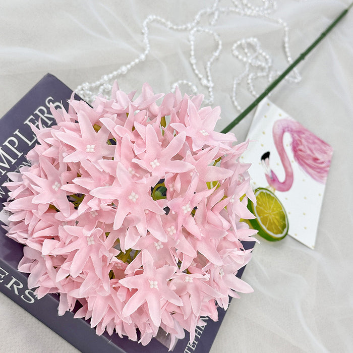 Bulk 28.3” Ixora Stems Flower Silk Artificial Ixora Floral Wholesale