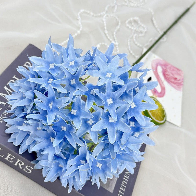 Tiges d'Ixora en vrac de 28,3 pouces Fleur artificielle en soie Ixora Floral en gros