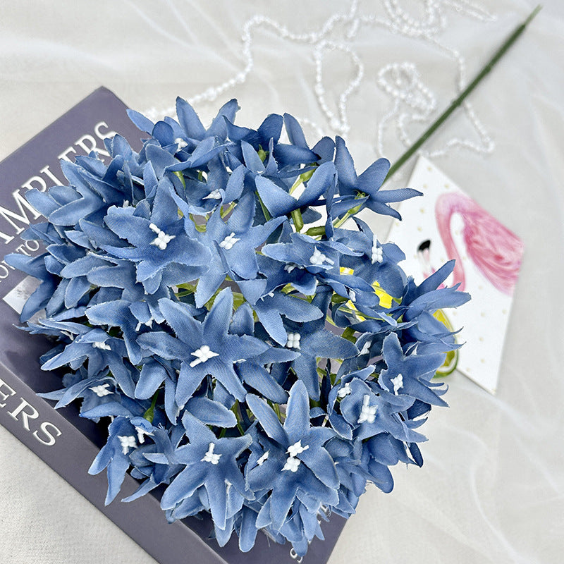 Tiges d'Ixora en vrac de 28,3 pouces Fleur artificielle en soie Ixora Floral en gros