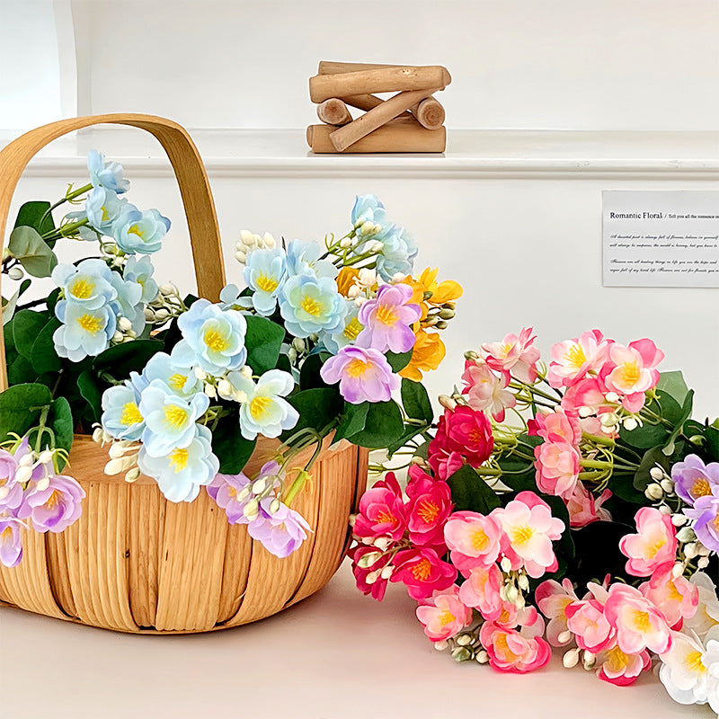 Bulk 23.6" Jasmine Spray Stems Branches Silk Floral Artificial Wholesale