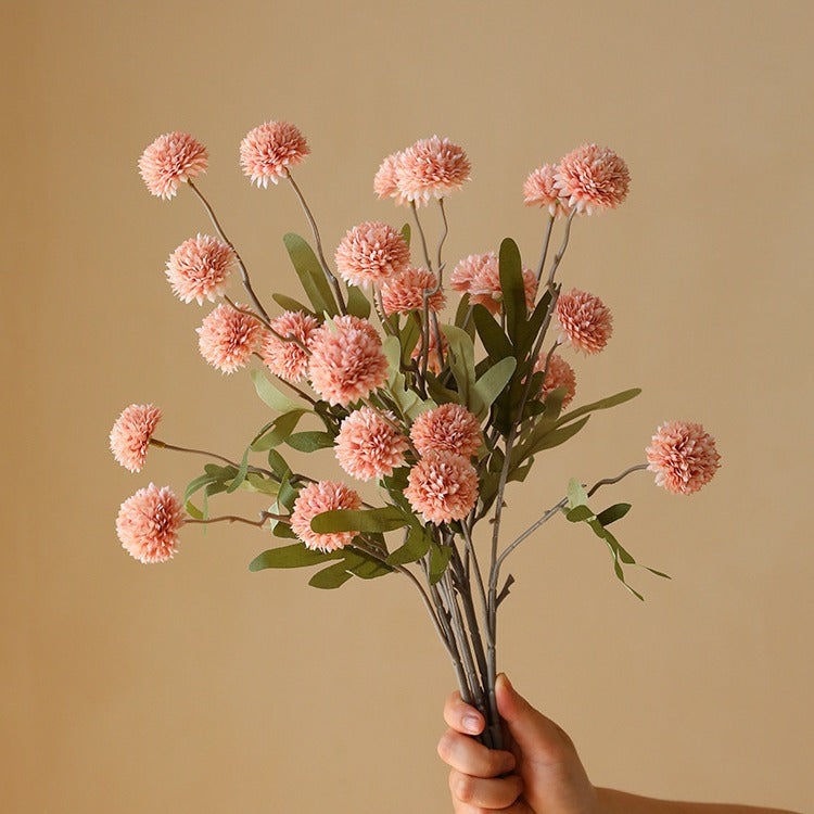 Tiges de pissenlit artificielles en vrac de 26 pouces Kiku pour compositions florales esthétiques, centre de table, vente en gros