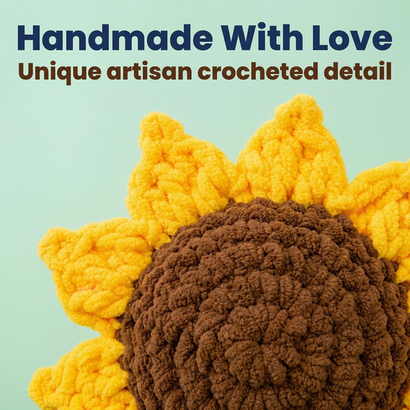 Hand-Knitted Sunflower Flower Stems Keepsake Gifts for the Class of 2026